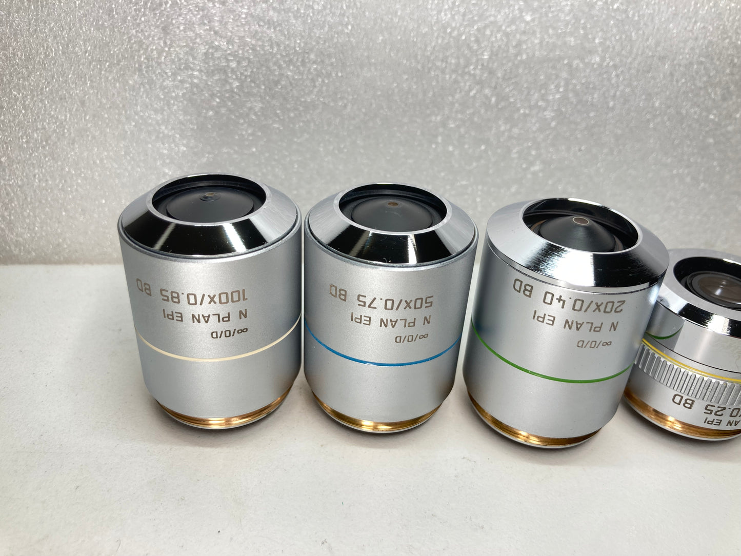 Leica N PLAN BD 5x 10x 20x 50x 100x ∞ /0 Infinity Microscope Objectives M32