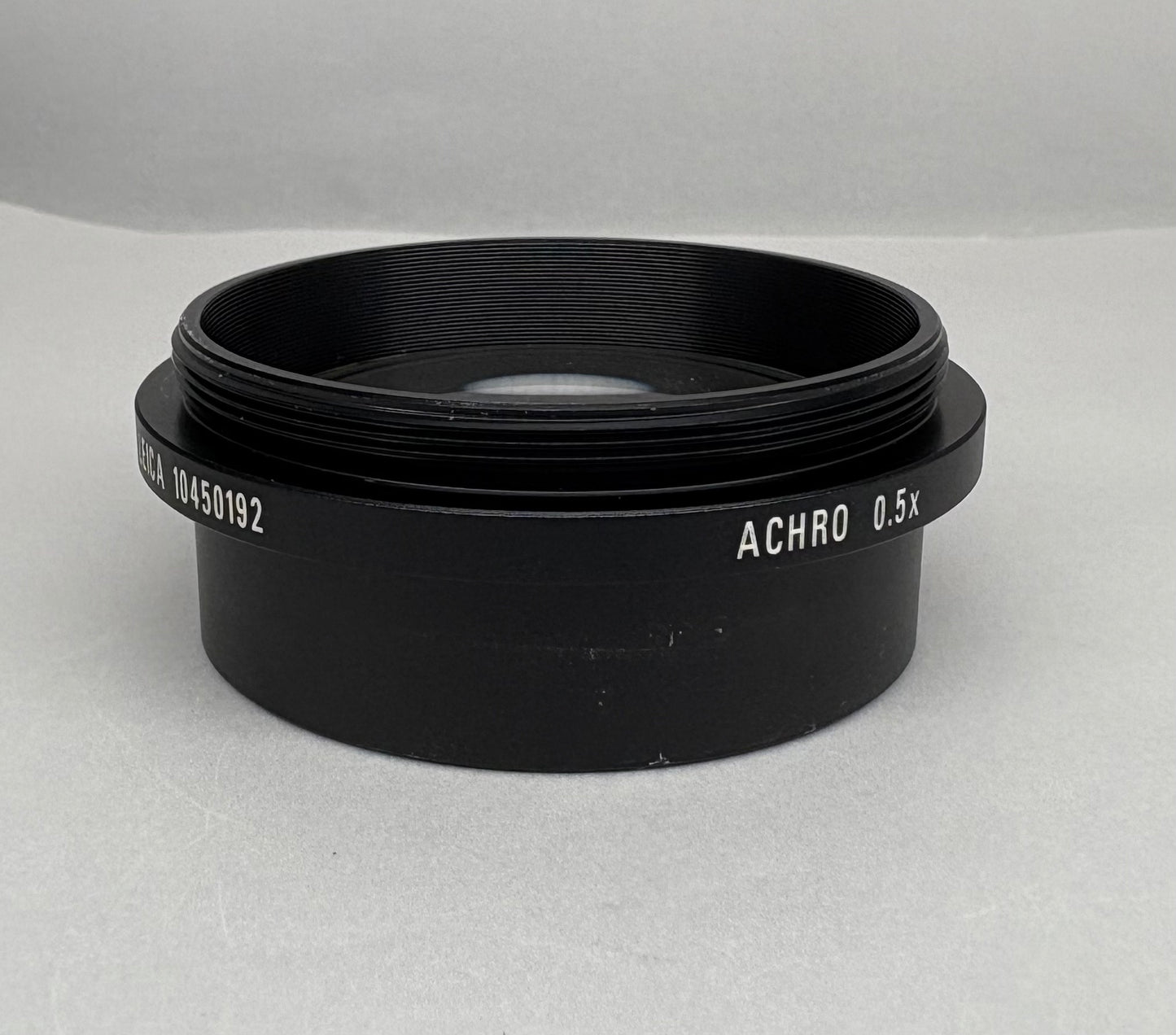 Leica Stereo Microscope Auxiliary Lens ACHRO 0.5x 10450192 f/M60 M80 etc.