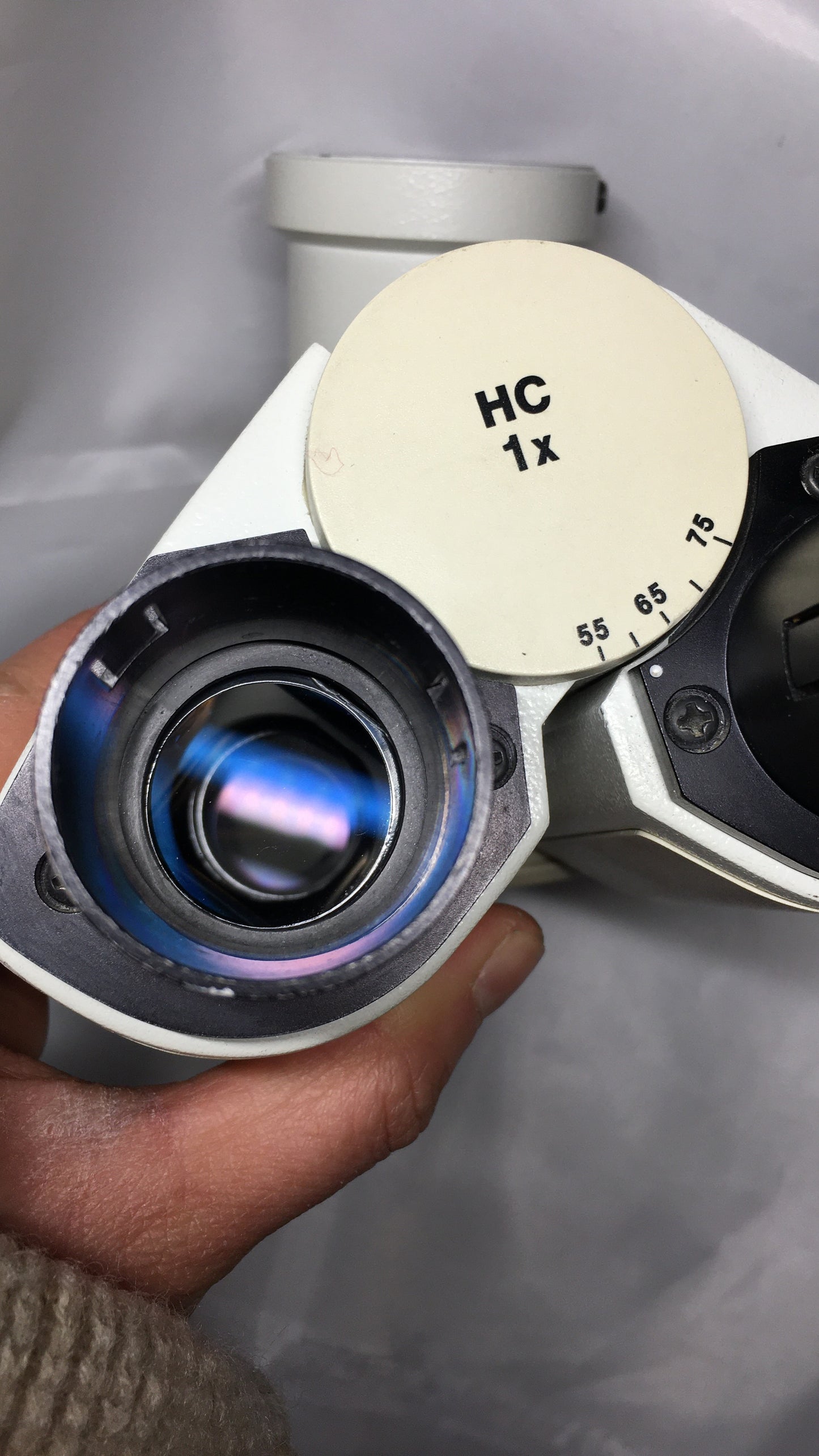 Leica Microscope Trinocular Head Infinity HC 501500 Eyepieces 30mm