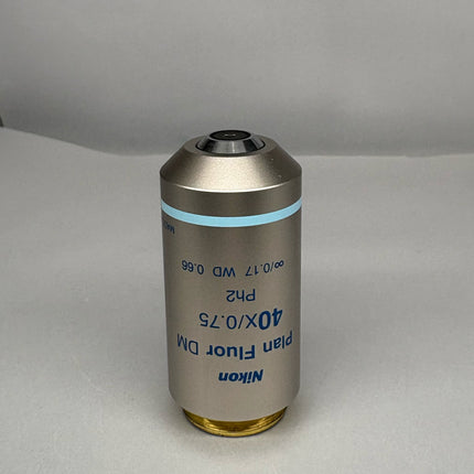Nikon  Plan Fluor DM 40x /0.75 Ph2 ∞/0.17 MRH99410 40XDS Microscope Objective