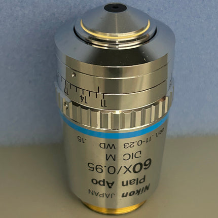 Nikon Microscope Objective Plan APO 60x0.95 DIC M 0.11--0.23 CORR WD 0.15
