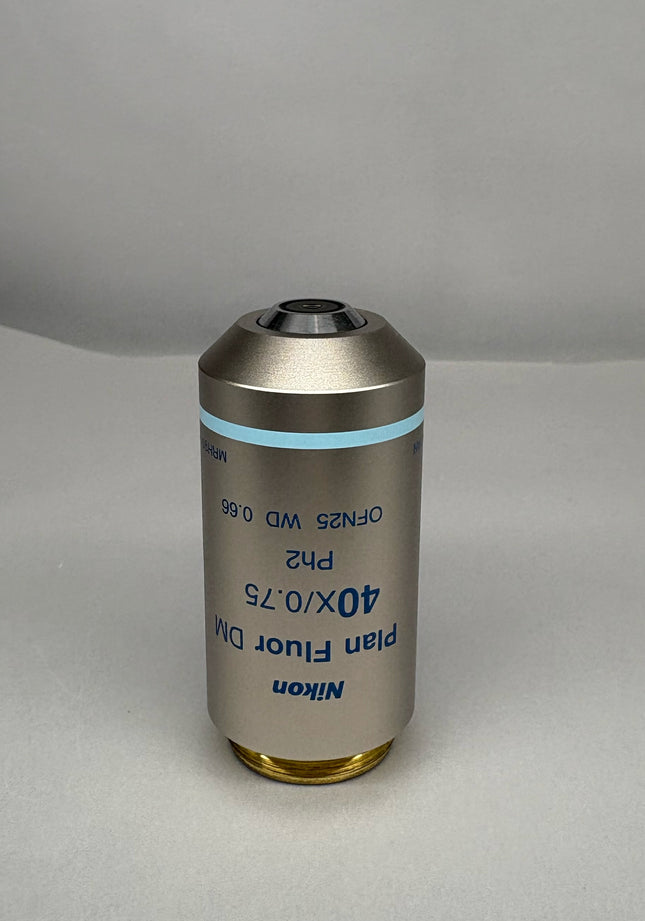 Nikon  Plan Fluor DM 40x /0.75 Ph2 ∞/0.17 MRH99410 40XDS Microscope Objective