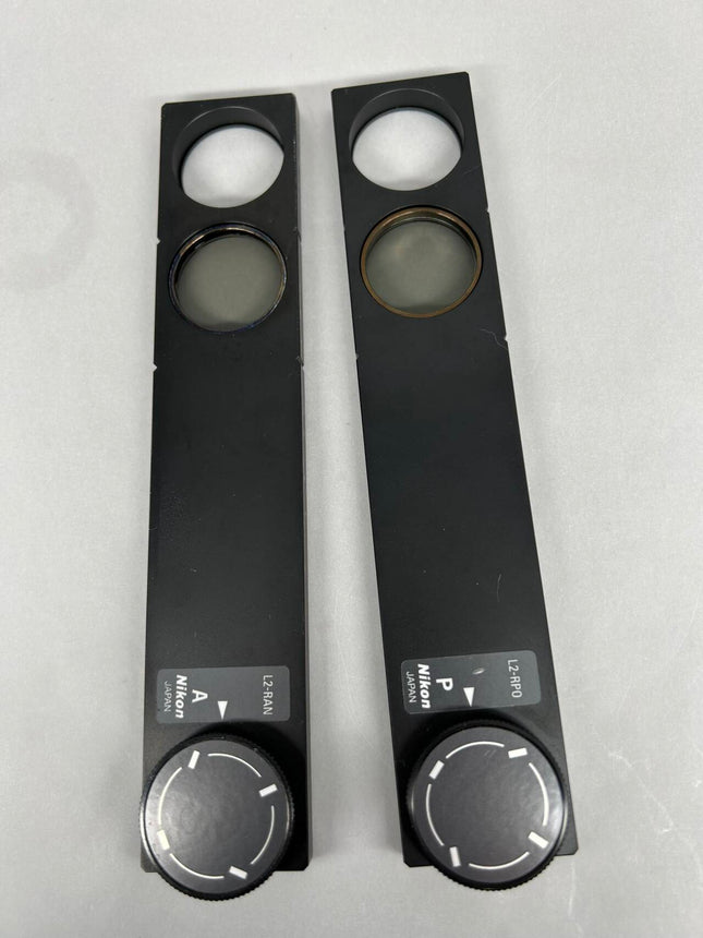 Nikon Microscope Reflected Light Polarizer Rotatable Slider L2-RAN & L2 -RPO