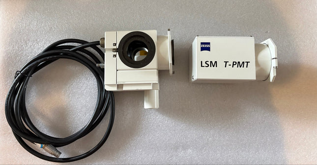 Image of Zeiss LSM T-PMT Schaltspiegel,mot-S AIM-SYSTEM 1269-455 1586-527 with cables in good condition.