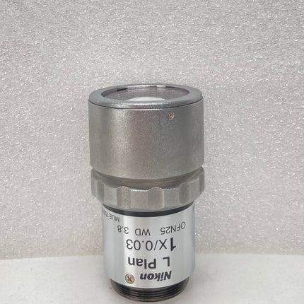 Nikon L Plan EPI 1x0.03 OFN25 WD 3.8 MUE10010 Objective