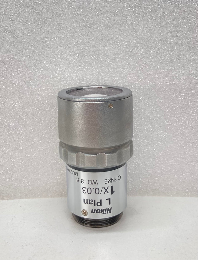 Nikon L Plan EPI 1x0.03 OFN25 WD 3.8 MUE10010 Objective