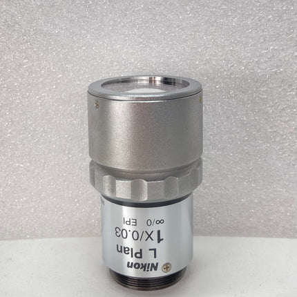 Nikon L Plan EPI 1x0.03 OFN25 WD 3.8 MUE10010 Objective