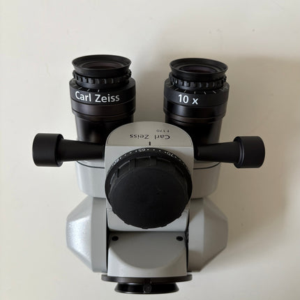 Carl Zeiss f 170 0-180 degree Binocular Head w/ 10x eyepieces f/ Zeiss OPMI Microscopes Systems fully working condition 