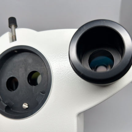 Close-up view of the Leica Documentation Photo Tube HD Camera Port 10446308 showing the lens and connection points.