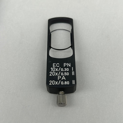 Zeiss Microscope DIC slider  EC PN 10x/0.30 I,20x/0.50 II,PA20x/0.80 II 426940