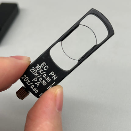 Zeiss Microscope DIC slider  EC PN 10x/0.30 I,20x/0.50 II,PA20x/0.80 II 426940