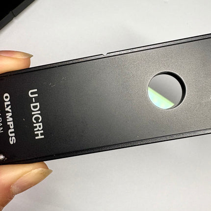 Olympus DIC Prism U-DICRH W/Analyzer Pol Slider U-AN360-3 W/ U-PO3