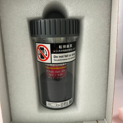 Mitutoyo M Plan Apo Nir 10x0.26 ∞/0 WD30.5mm Microscope Objective