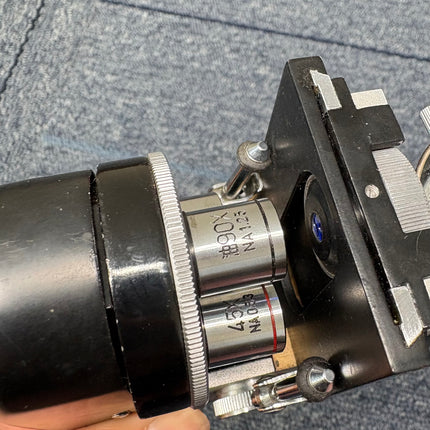 Portable Compound McArthur Microscope with Folding Optics