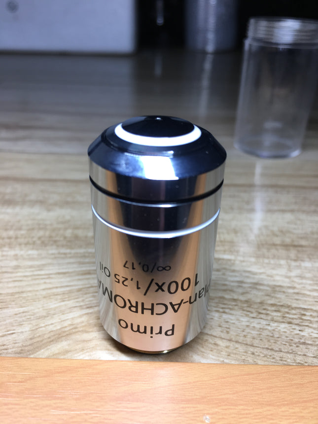 Zeiss Plan-Achromat 100x/1,25 Oil 415500 Primo Microscope Objective