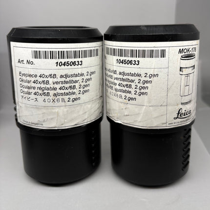 Pair of Leica 40x/6 Stereo Microscope Eyepieces 10450633