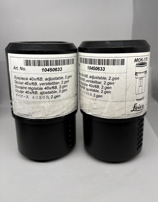 Pair of Leica 40x/6 Stereo Microscope Eyepieces 10450633