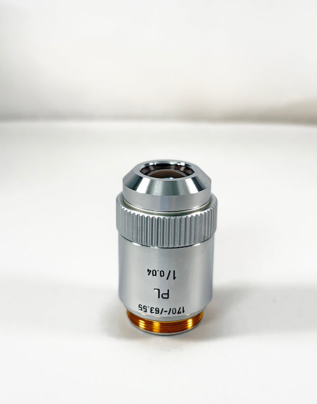 Leitz Wetzlar Microscope PL 1x/0.04 170/-/63.55 Objective RMS