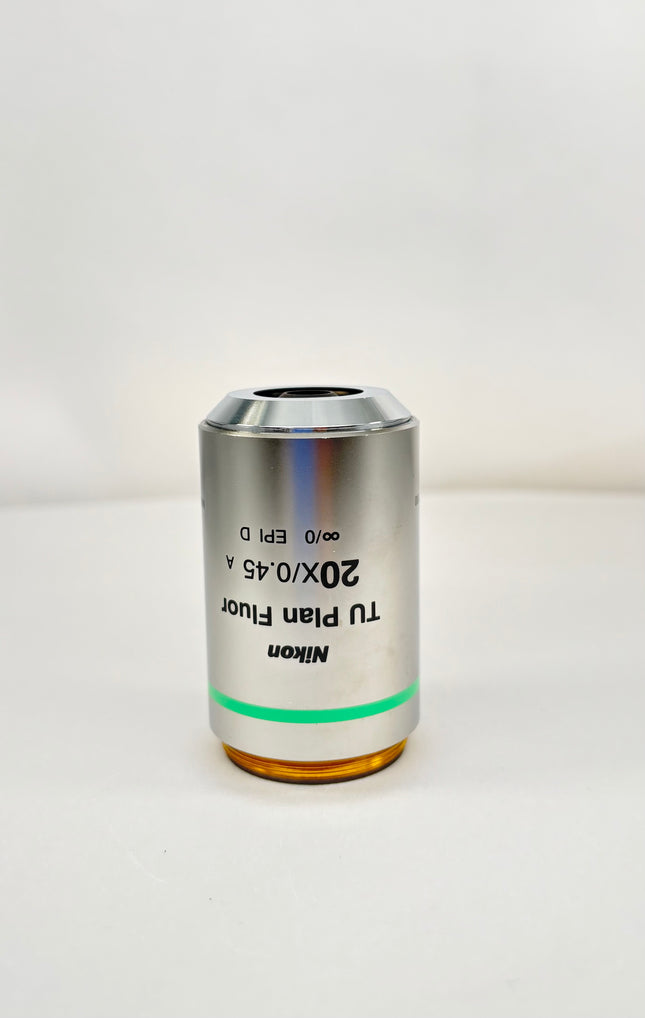 Nikon Microscope Objective TU Plan Fluor 20x/0.45 OFN25 WD4.5 BD M32mm MUE42200