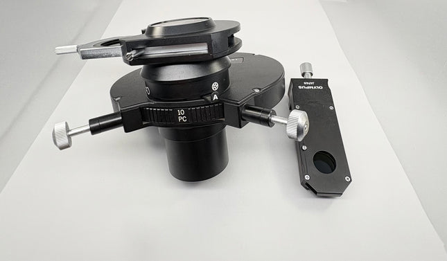 Olympus Microscope IMT-2 DIC NIC /Phase Contrast Condenser Nomarski Prism LWDNC 0.55