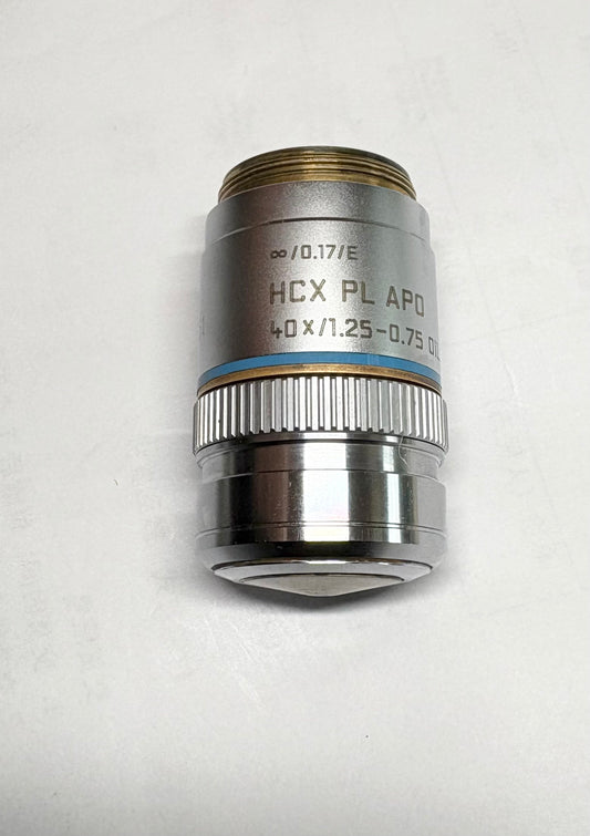 Leica Microscpoe Objective HCX PL APO 40X1.25-0.75 OIL CS ∞/0.17/E 506179