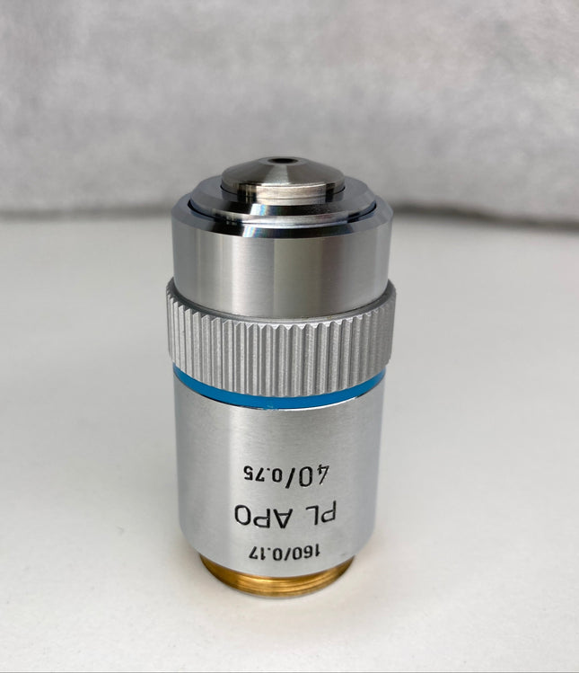 Leitz Wetzlar Microscope PL APO 40x0.75 160/0.17 Objective RMS microscope objective lens.