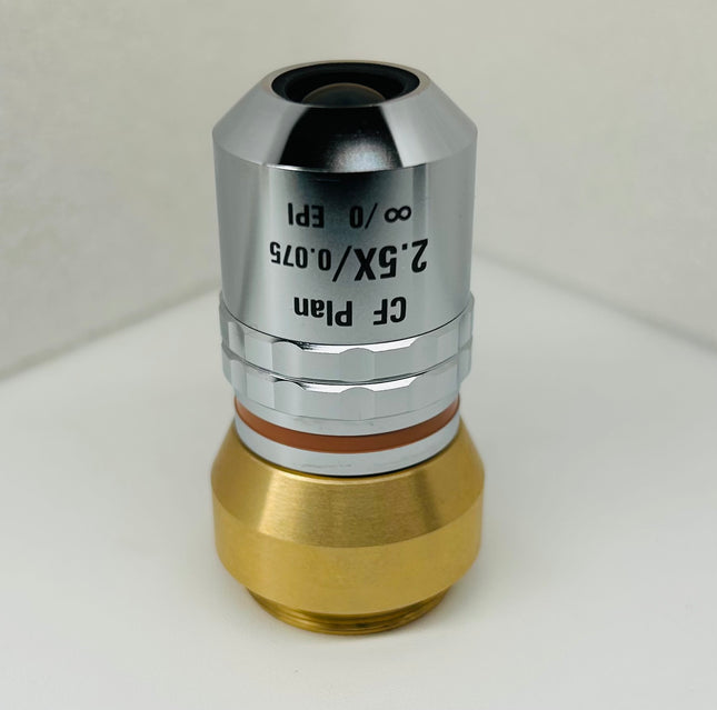 Nikon Eclipse Microscope Objective CF Plan 2.5x /0.075 EPI ∞/0 RMS/M25 CFI60/45