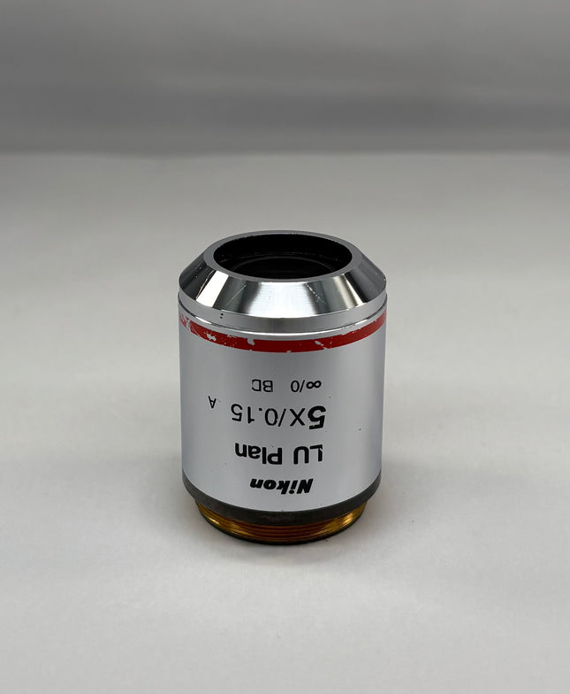 Nikon Microscope Objective LU Plan 5x0.15 ∞/0 WD18 BD M32mm
