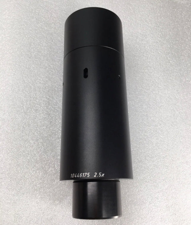 Leica 2.5x DSLR Camera Adapter Tube 10446175, used in good optical condition, showcasing detailed design.