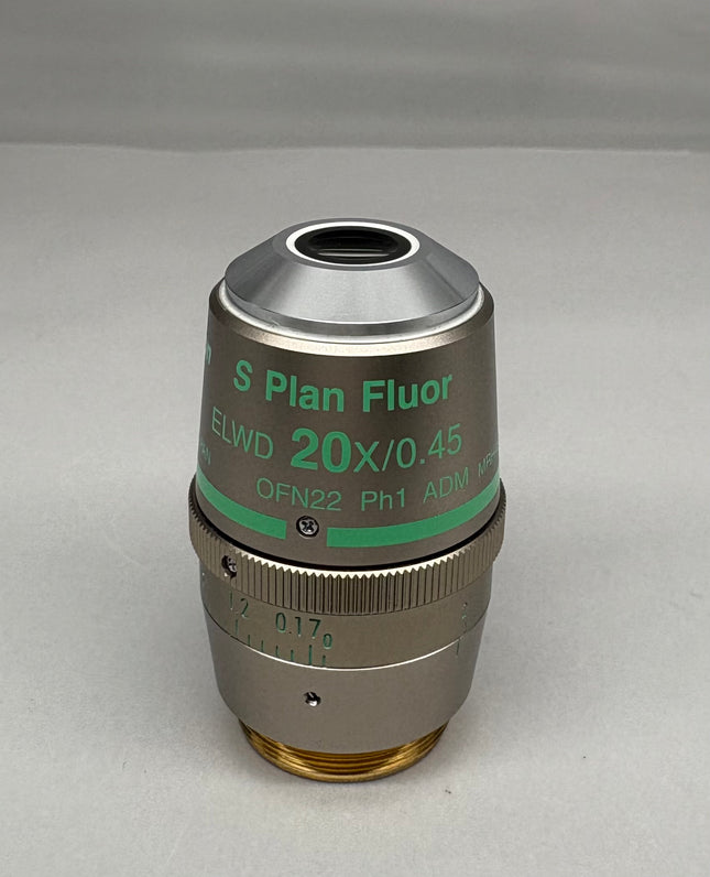 Nikon Microscope Objective S Plan Fluor ELWD 20x/0.45 OFN22 Ph1 ADM ∞/0-2  MRH48230