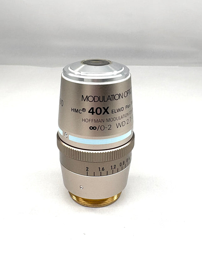 Nikon Hoffman HMC 40X0.60 ELWD Plan Fluor ∞/0-2 WD 2.7-3.7 Objective, used, good optical condition