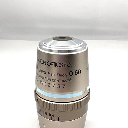 Nikon Hoffman HMC 40X0.60 ELWD Plan Fluor ∞/0-2 WD 2.7-3.7 Objective microscope objective lens.