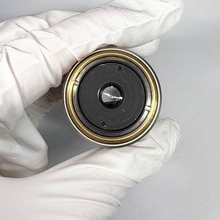 Nikon Hoffman HMC 40X0.60 ELWD Plan Fluor ∞/0-2 WD 2.7-3.7 Objective 865941059: 02-12 17:22:10 high-quality microscope lens  865941059: 02-12 17:22:32 showing lens interior with optical details