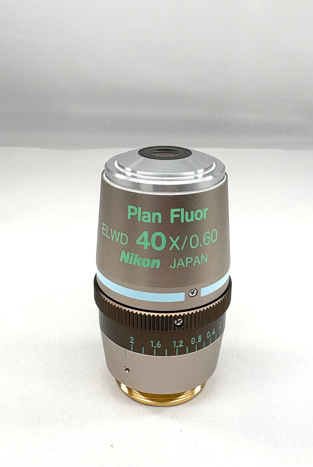 Nikon Microscope Objective Plan Fluor ELWD 40x0.60 Ph2 ADL ∞/0-2 WD 3.7-2.7