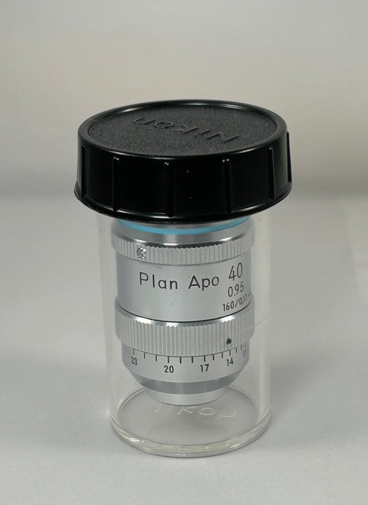 New Nikon Microscope Objective Plan APO 40x0.95 160/0.11–0.23 CORR RMS