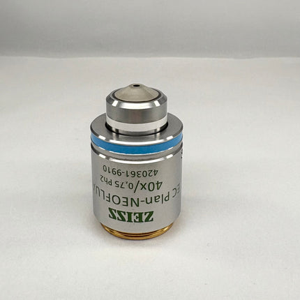 Zeiss EC Plan NEOFLUAR 40x0.75 Ph2 ∞/0.17 Microscope Objective 420361-9910 M27