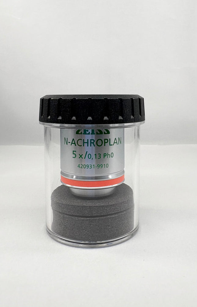 Zeiss Microscpoe Objecive N-ACHROPLAN 5X0.13 PH0 M27 420931-9910