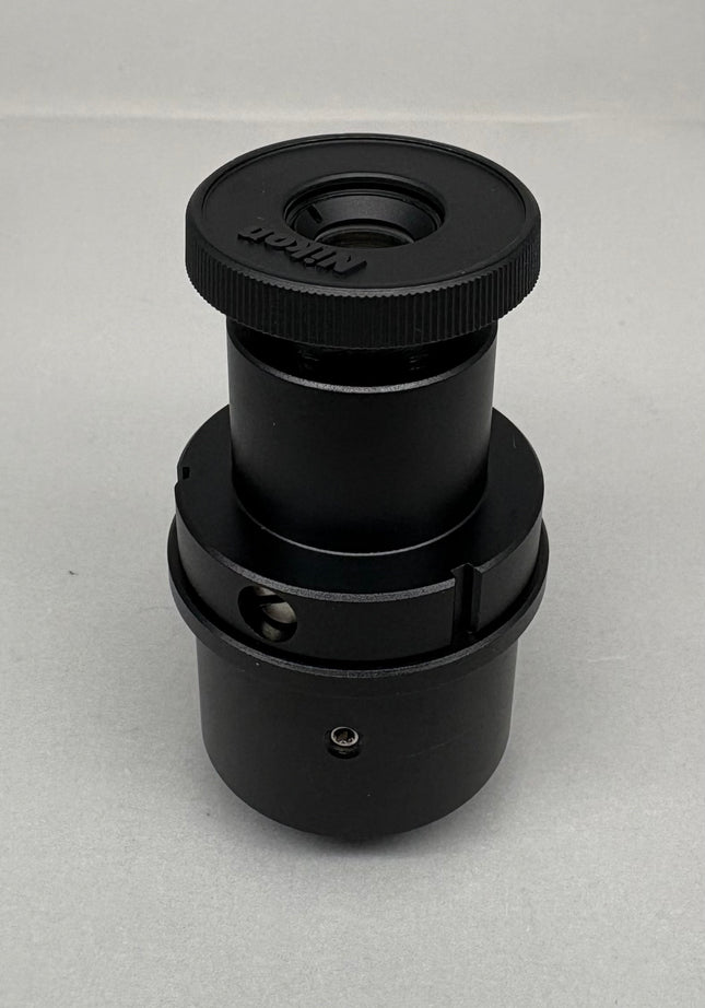 Nikon Centering Telescope C-CT 30mm f/ Phase Contrast or Polarzing, optical device in black with Nikon branding.