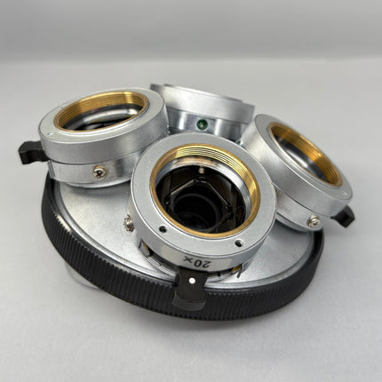 Nikon Microscope BD Plan 210 Nosepiece Turret With 4 DIC Prisms M26 Thread