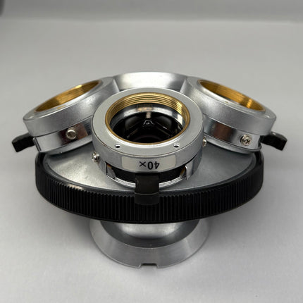 Nikon Microscope BD Plan 210 Nosepiece Turret With 4 DIC Prisms M26 Thread