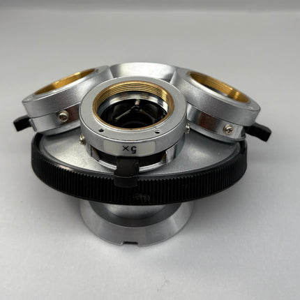 Nikon Microscope BD Plan 210 Nosepiece Turret With 4 DIC Prisms M26 Thread