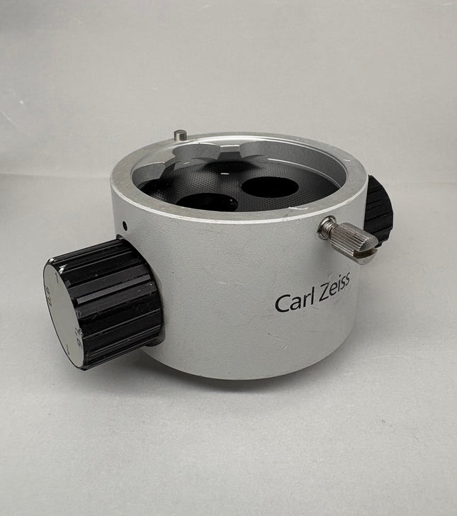 Zeiss Opmi Microscope Magnification Changer 1/0.6/1.6 Zoom Body, used microscope component in good optical condition.