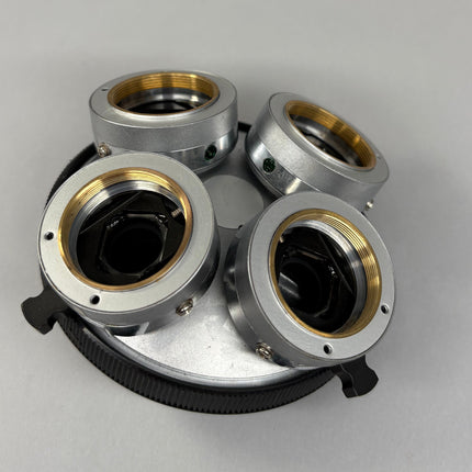 Nikon Microscope BD Plan 210 Nosepiece Turret With 4 DIC Prisms M26 Thread