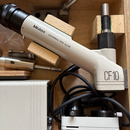 Mitutoyo centering fine cope CF10 w/ 1x 3x cf objectives
