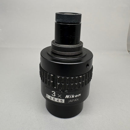 Nikon TM MM Objective Lens 3X f/ Measuring Tool Microscopes