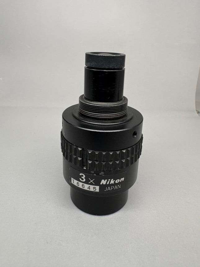 Nikon TM MM Objective Lens 3X f/ Measuring Tool Microscopes in good optical condition