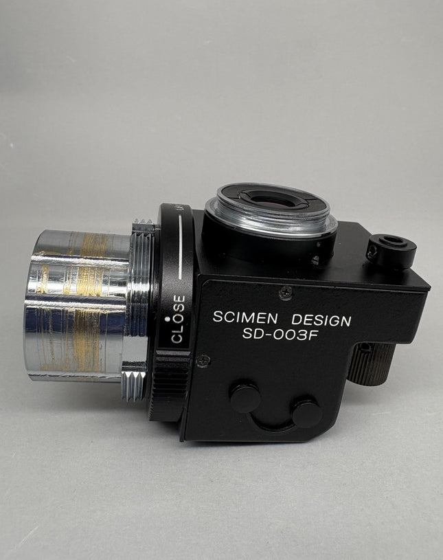 SCIMEN DESIGN SD-003F C-Mount Video Adapter for Slit Lamp & OPMI Microscope side view