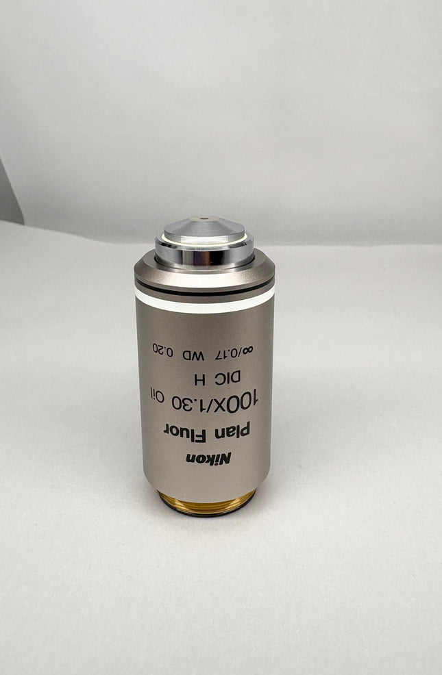 Nikon Microscope Objective Plan Fluor 100X/1.30 Oil  ∞/0.17 WD 0.20