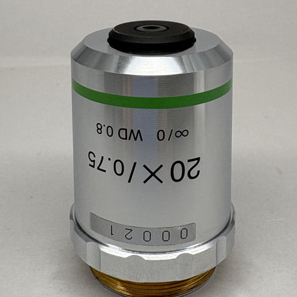 Lasertec 20x0.75 WD 0.8 ∞/0 HR Objective Lens M27 thread