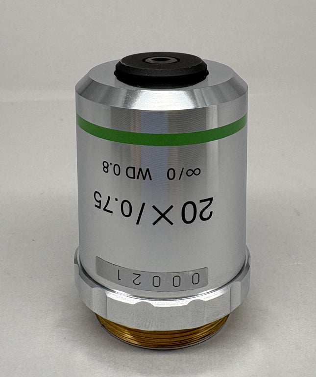 Lasertec 20x0.75 WD 0.8 ∞/0 HR Objective Lens M27 thread